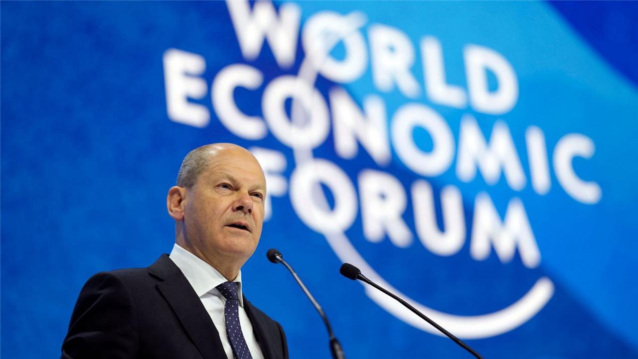 Scholz wirbt in Davos für neue Form der Globalisierung