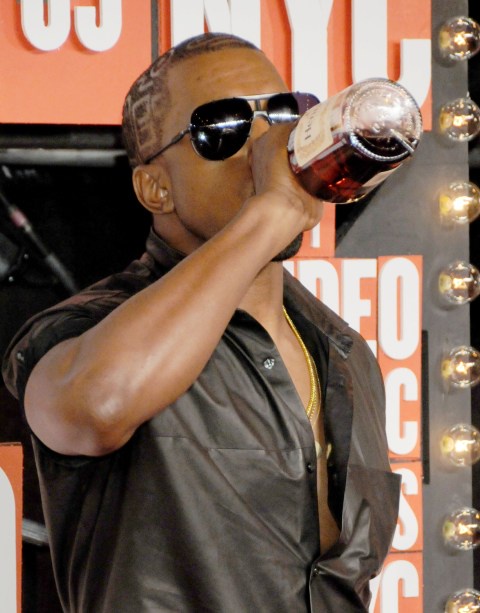 kanye west alcohol 