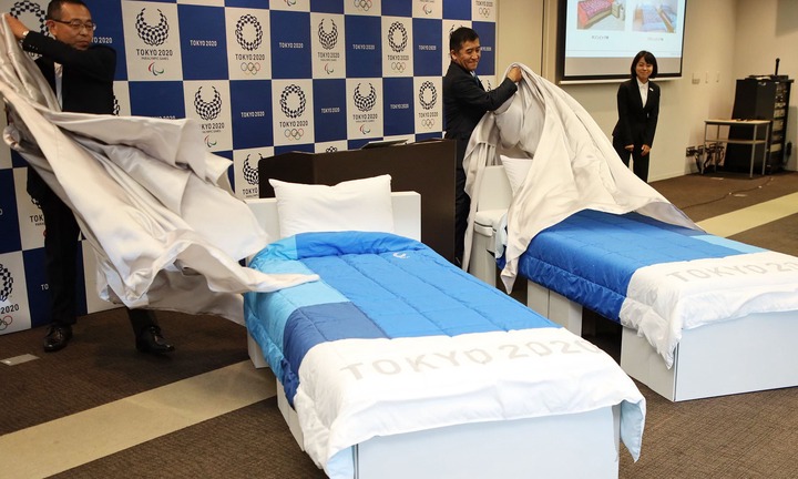 Tokyo Olympics Installs Cardboard Beds Inside Olympic Village To Discourage Athletes From 