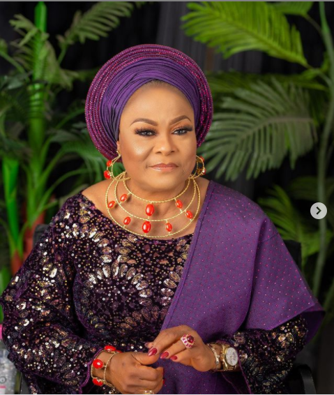 Nollywood actress, Sola Sobowale releases lovely photos to celebrate her birthday