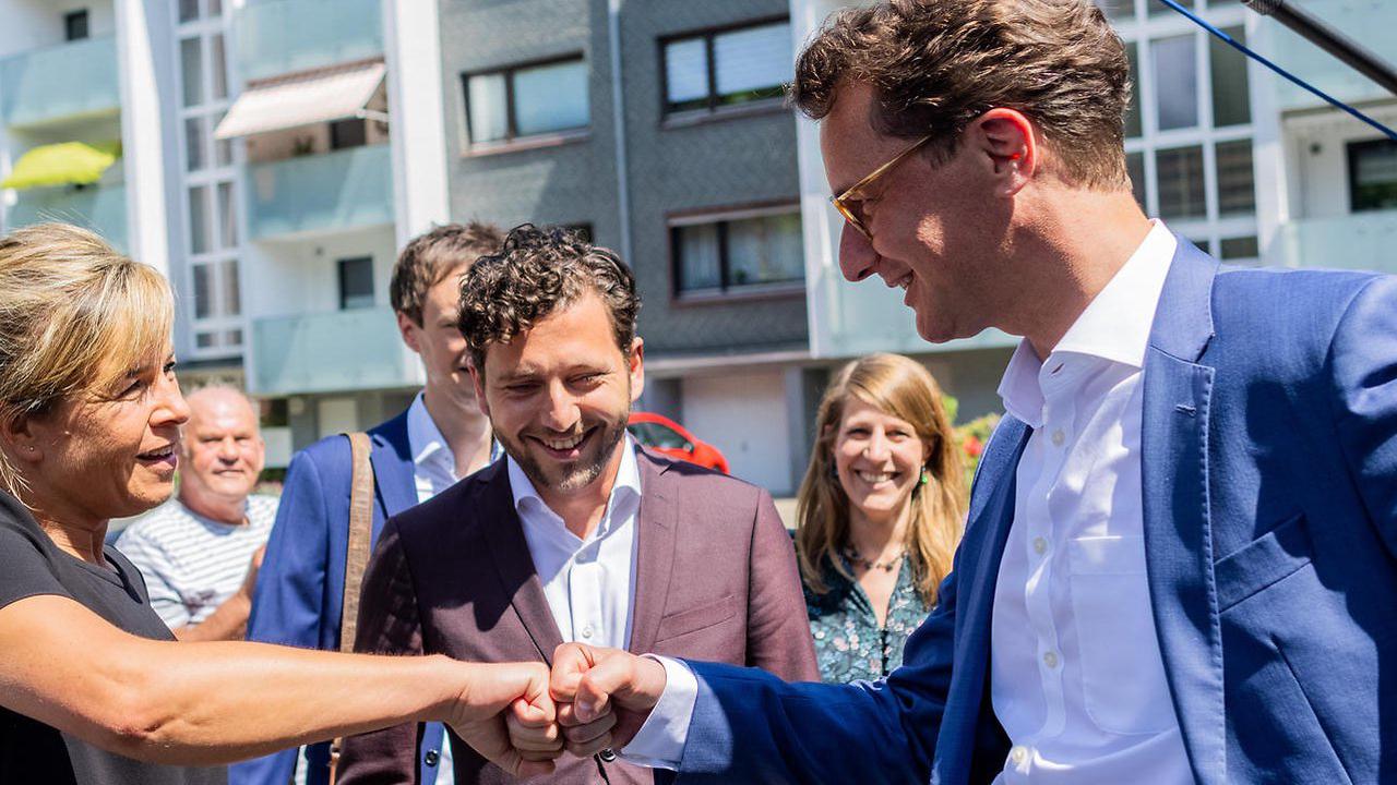 Nach der Landtagswahl: Neubaur und Wüst treffen sich zu ersten Sondierungen