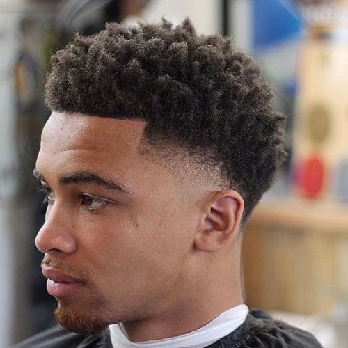 30 Amazing Afro Taper Fade Haircut For Men 2019
