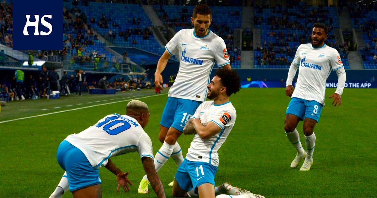 Football Claudinho started the goal celebration and St. Petersburg's Zenit  knocked out Malmö FF football in the Champions League - Opera News