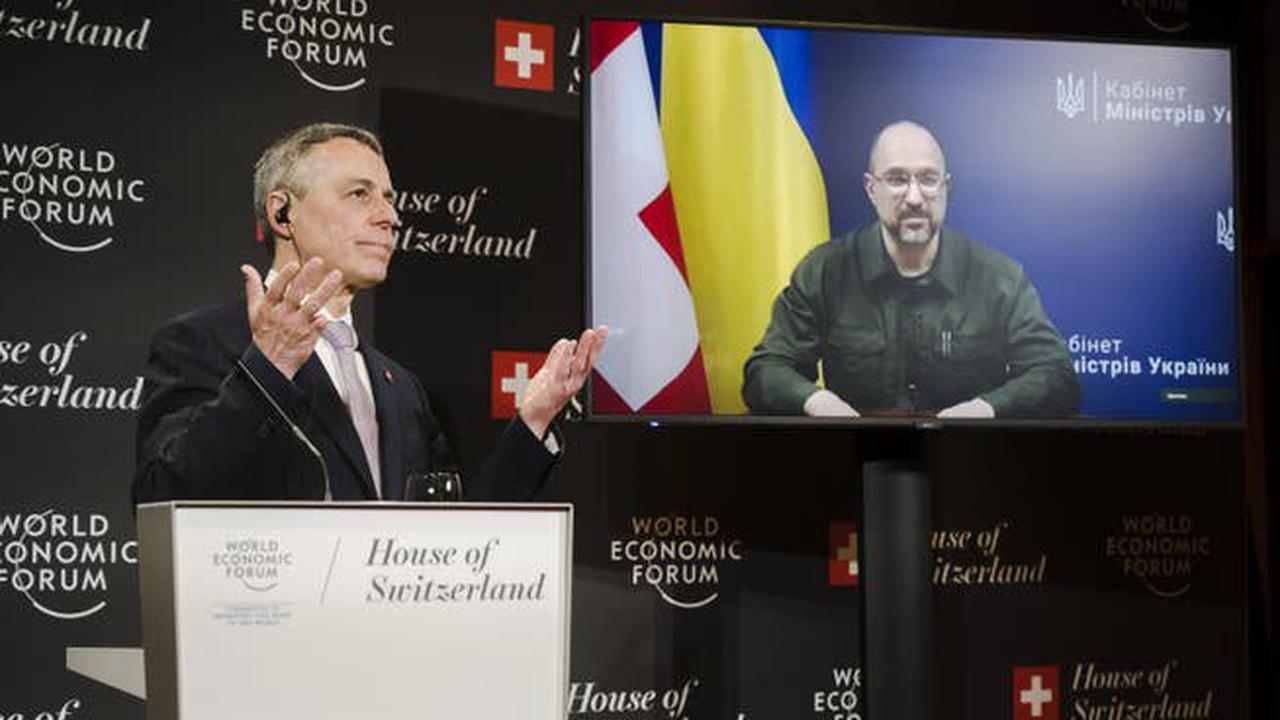 Wiederaufbau 40 Staatsoberhäupter eingeladen: Cassis verrät am WEF die Ziele der Ukraine-Konferenz in Lugano