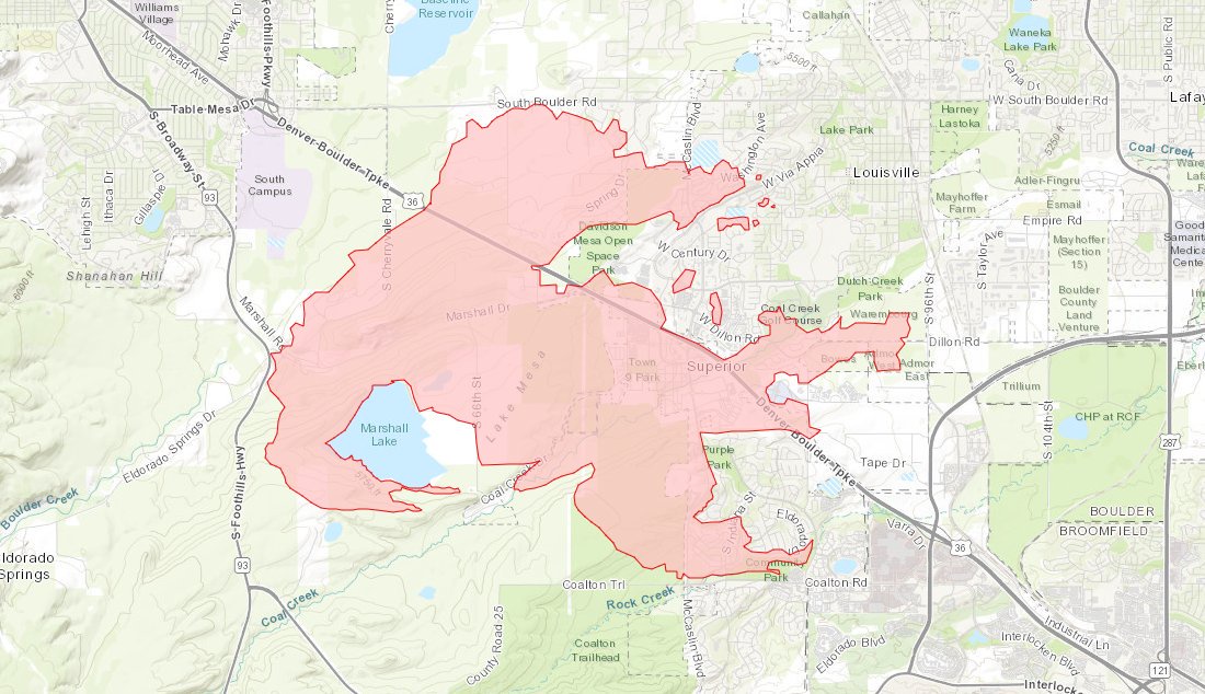 Boulder City Limits Map Colorado Fire Live – 1,000 Homes Lost In Wildfires In Superior & Boulder  County As Map Shows 6,000 Acres Of Devastation - Opera News