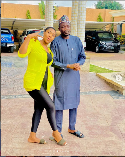 Super Eagles captain, Ahmed Musa and his wife Juliet celebrate their 4th wedding anniversary