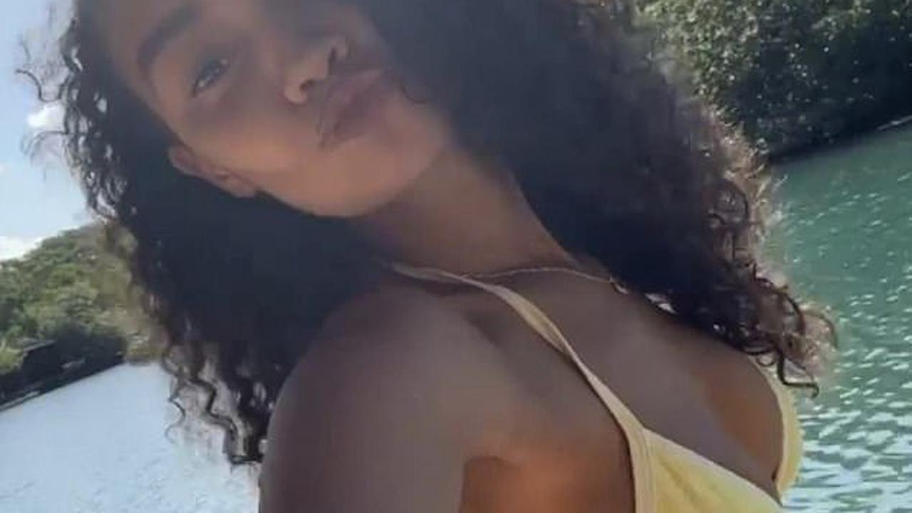 Leigh-Anne Pinnock showcases her incredible physique in a tiny yellow bikini as she relaxes in Jamaica... five months after the arrival of her twins