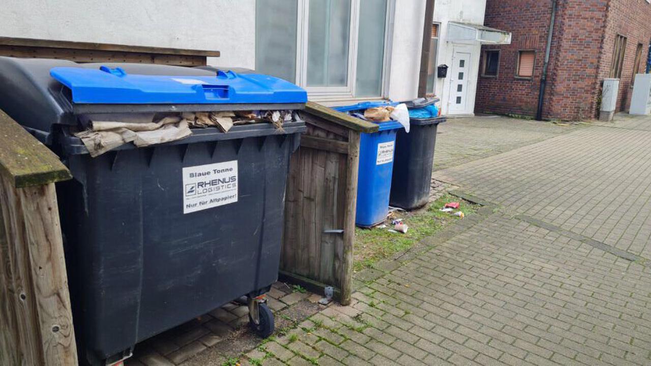 Für Bereitstellung von Abfallbehältern am Straßenrand gelten genau Regeln der Abfallsatzung