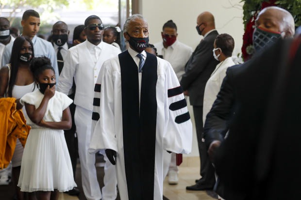 George Floyd to be laid next to his mom as his final funeral service in Houston begins (photos)