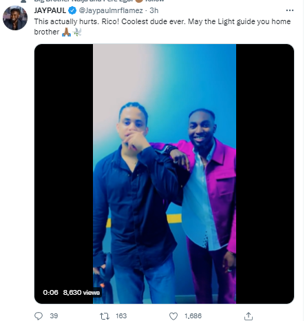 Celebrities mourn?reality star Rico Swavey following his death after car accident 