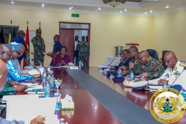 Vice President Opoku-Agyemang convenes Armed Forces Council meeting at The Square