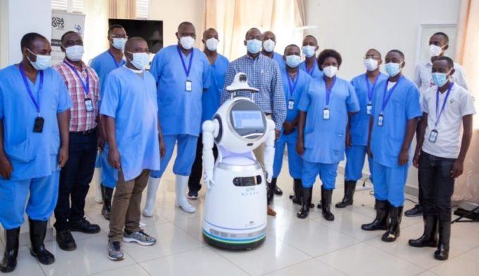 Rwanda deploys Robots to attend to COVID-19 patients 3