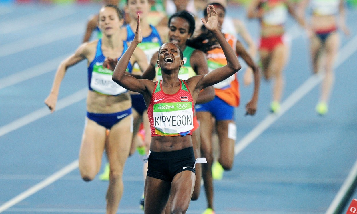 Kenya's Olympic Champion Wins 1500m Women Race To qualify For The Final