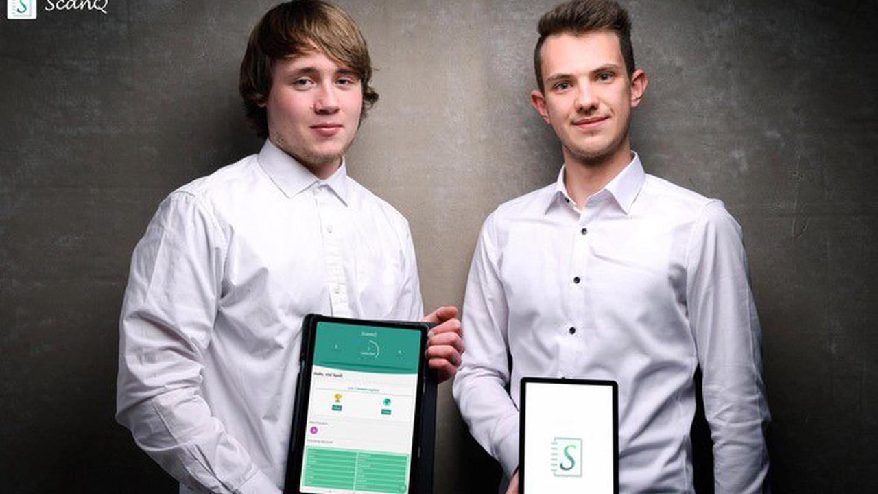 Lern-App führt junge Erfinder ins Jugend-forscht-Finale Justus Bendel und Marcel Rommel sind Abiturienten des evangelischen Martin-Butzer-Gymnasiums
