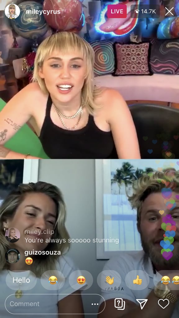 Miley Cyrus Cut Her Own Bangs In Self-Isolation