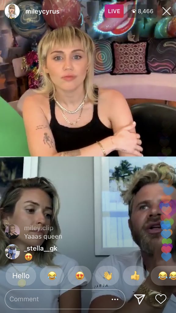 Miley Cyrus Cut Her Own Bangs In Self-Isolation