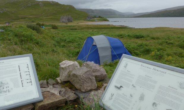 Wild Camping Warning As Ardvreck Castle Trashed And Cemetery Used As Campsite Opera News