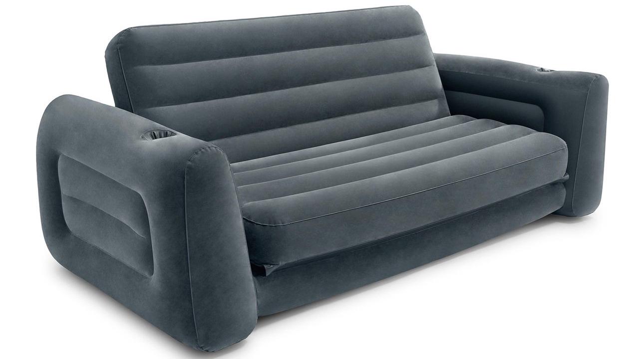 Three Seater Inflatable Sofa Bed, Intex Pull Out Sofa Tesco