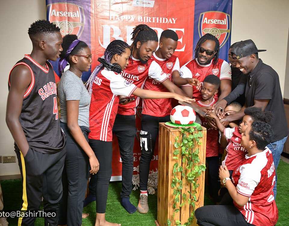Bebe Cool And Family Thrilled After Son Alpha S Debut At The Uganda National Team Opera News