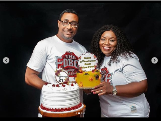  " Love You Eternally " - Veteran Nollywood actor, Tony Umez celebrates 21st wedding anniversary with his wife, Patsy (Photos)