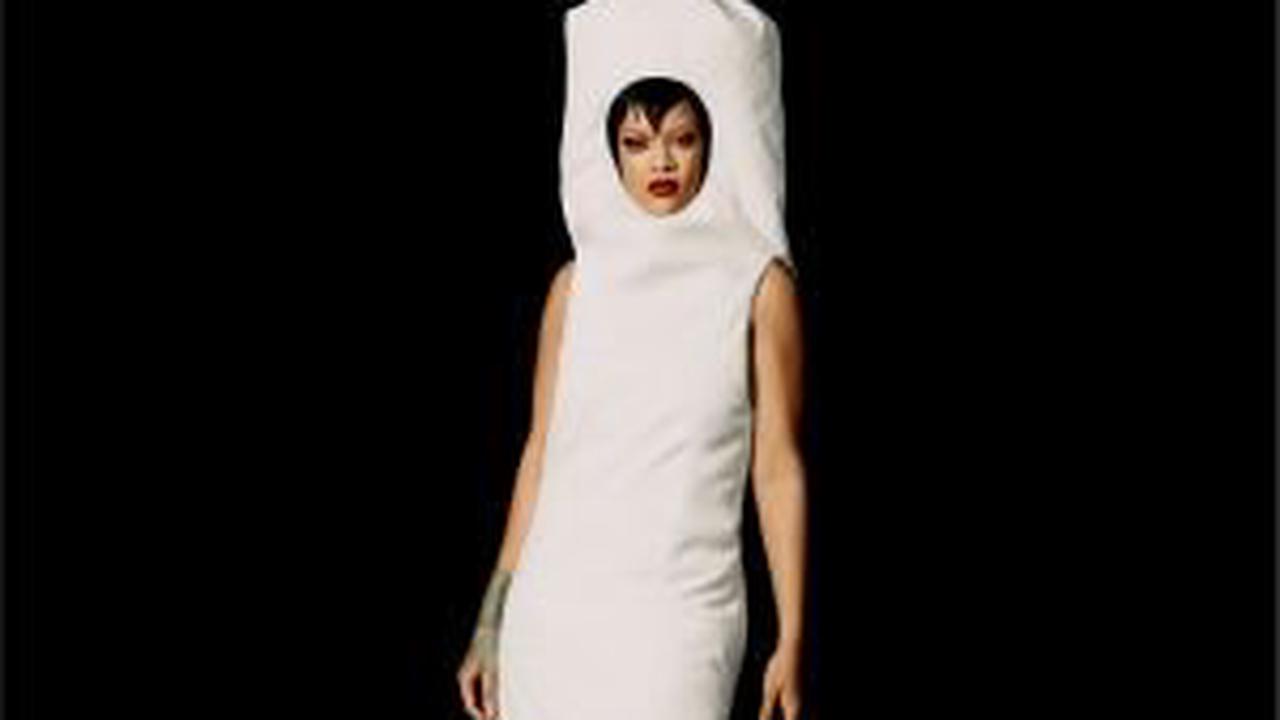 Rihanna dresses up as a life-size joint for Dazed magazine