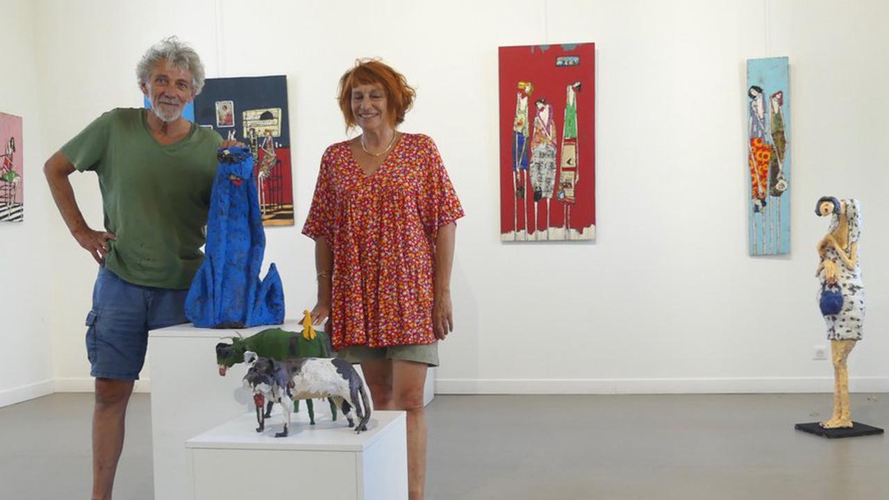 "Tranche de vie" : Jean-Raymond Meunier et Maryline Colenson exposent à la galerie