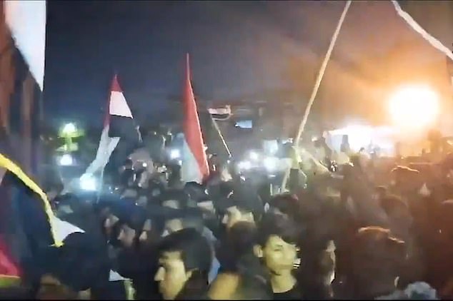 Furious demonstrators take to the streets in Iraq over the killing of the journalists amid anti-government demonstrations