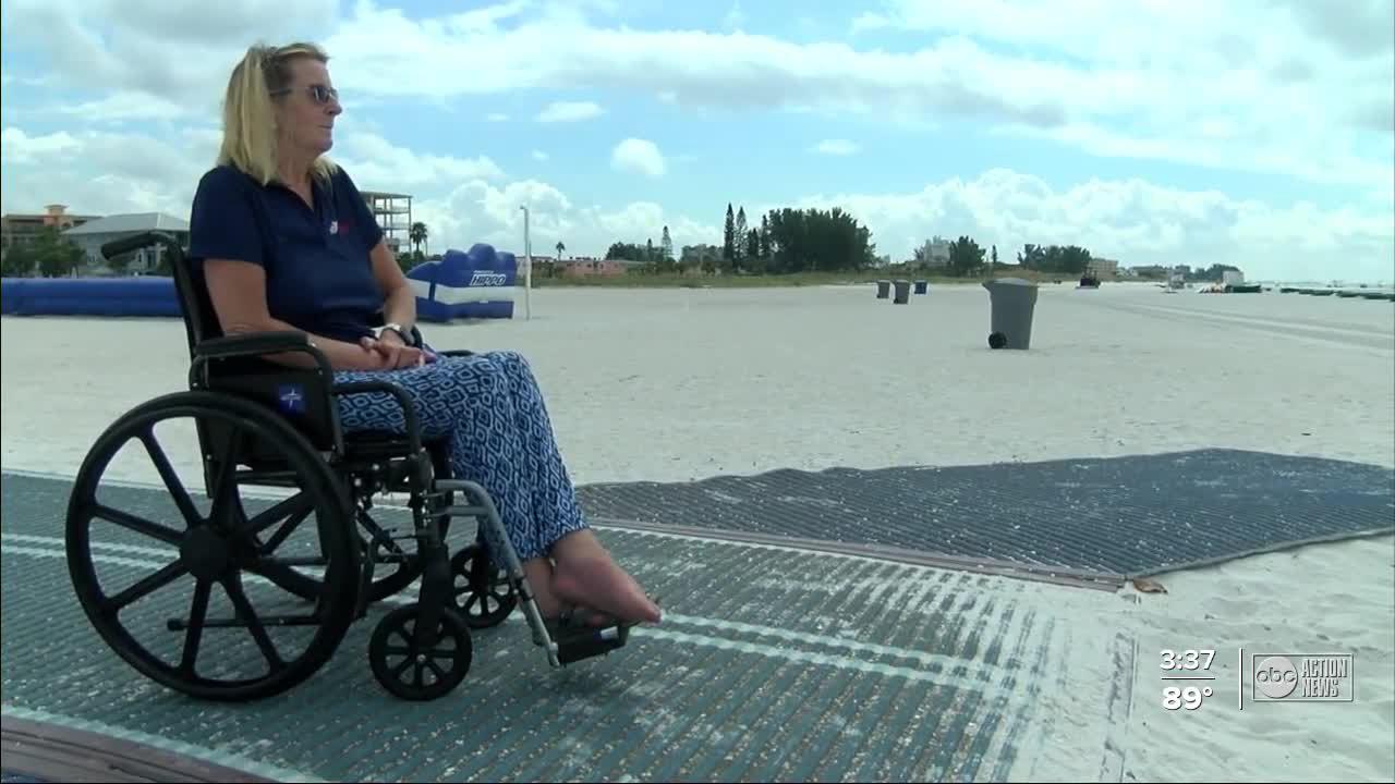 Advocates for the disabled push for more mobility mats at Tampa Bay beaches