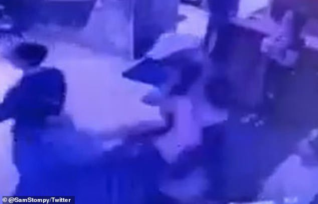 Shocking Moment Philadelphia Eagles Star Tight End Dallas Goedert Is Sucker Punched And Knocked Unconscious In A Brawl At A South Dakota Restaurant Opera News - surveillance brawl star