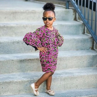 baby girl ankara gown