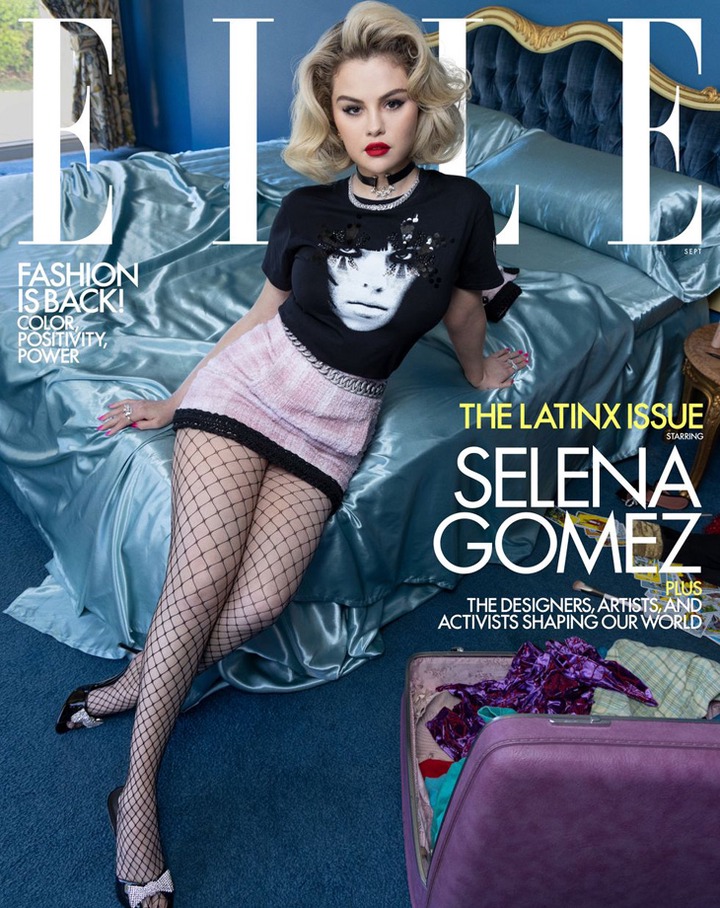 Selena Gomez - Elle magazine cover (Photo credit: ELLE).