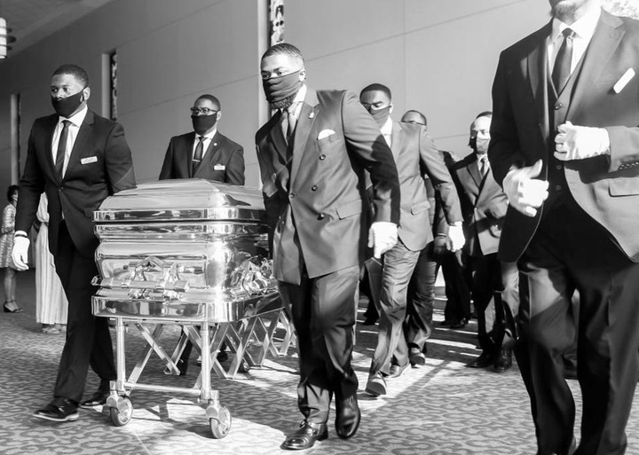 George Floyd to be laid next to his mom as his final funeral service in Houston begins (photos)