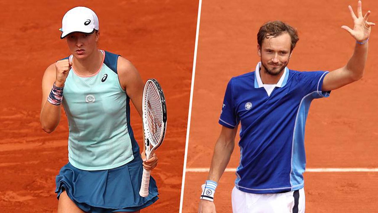 Iga Swiatek begeistert, Daniil Medwedew ohne Probleme: Top-Favoriten bei French Open weiter