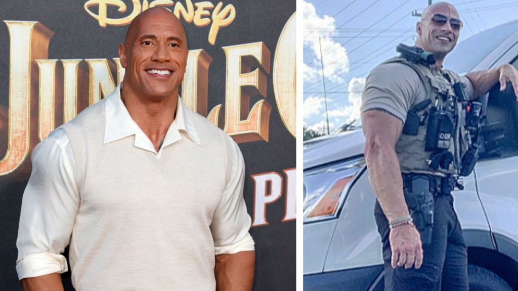 The Rock on Viral Photo of LookAlike Police Officer Eric Fields He's