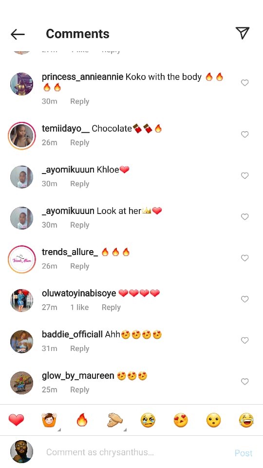 BBNaija star, Khole flashes her camel toe in new photos; her followers react