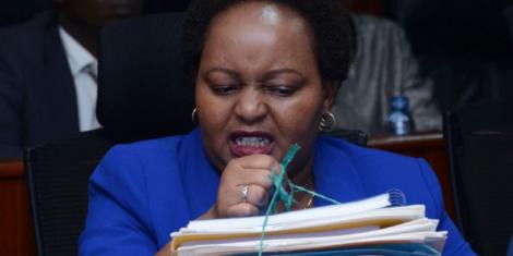 Funny Photo Waiguru S Reaction To Uhuru S Claims That She Is Not