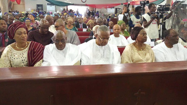 Exclusive Obasanjo Ty Danjuma Tinubu Others At The Funeral Of