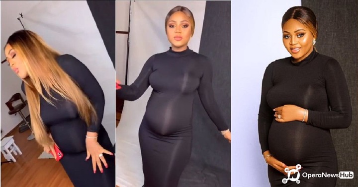 Reginal Daniel VS Simi, who look better with the baby bump? Here are their pictures 3