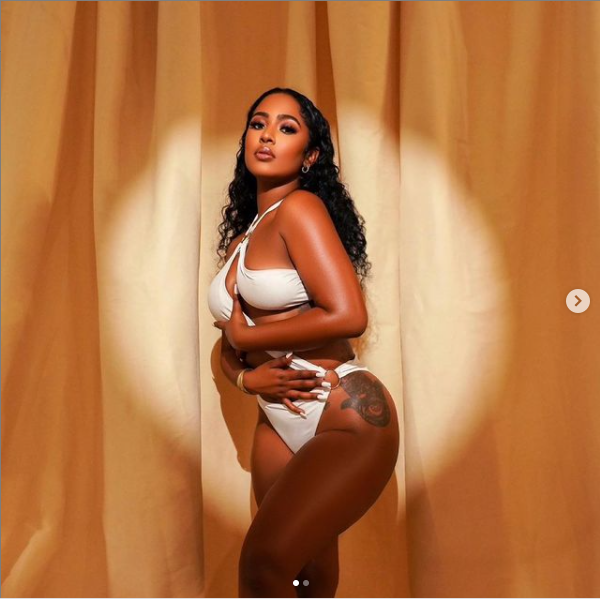 Davido's alleged girlfriend, Mya Yafai stuns in New Hot Photos