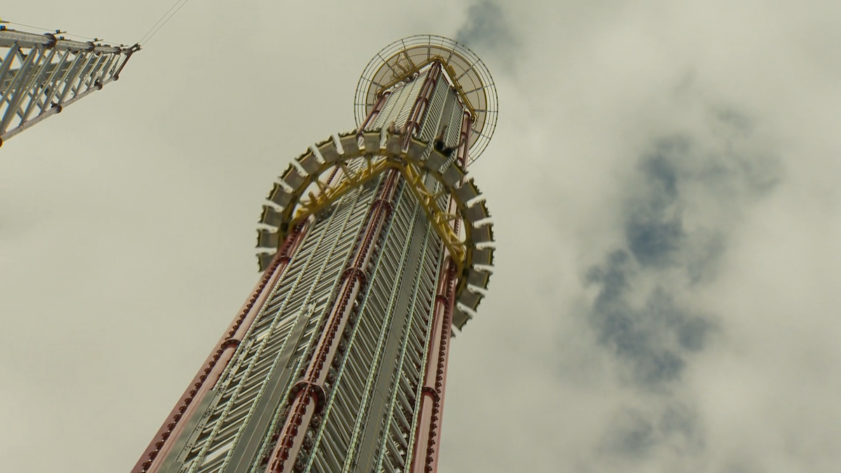 ICON Park Free Fall history of the tallest freestanding drop tower