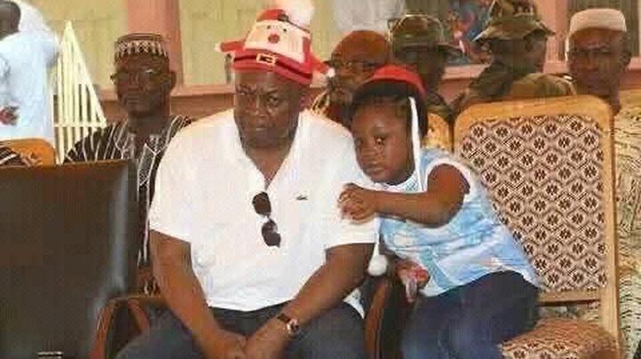 Old Christmas Photo of Mahama and Daughter Farida Resurfaces Online, Melts Hearts