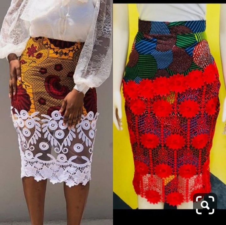 ankara pencil skirt styles