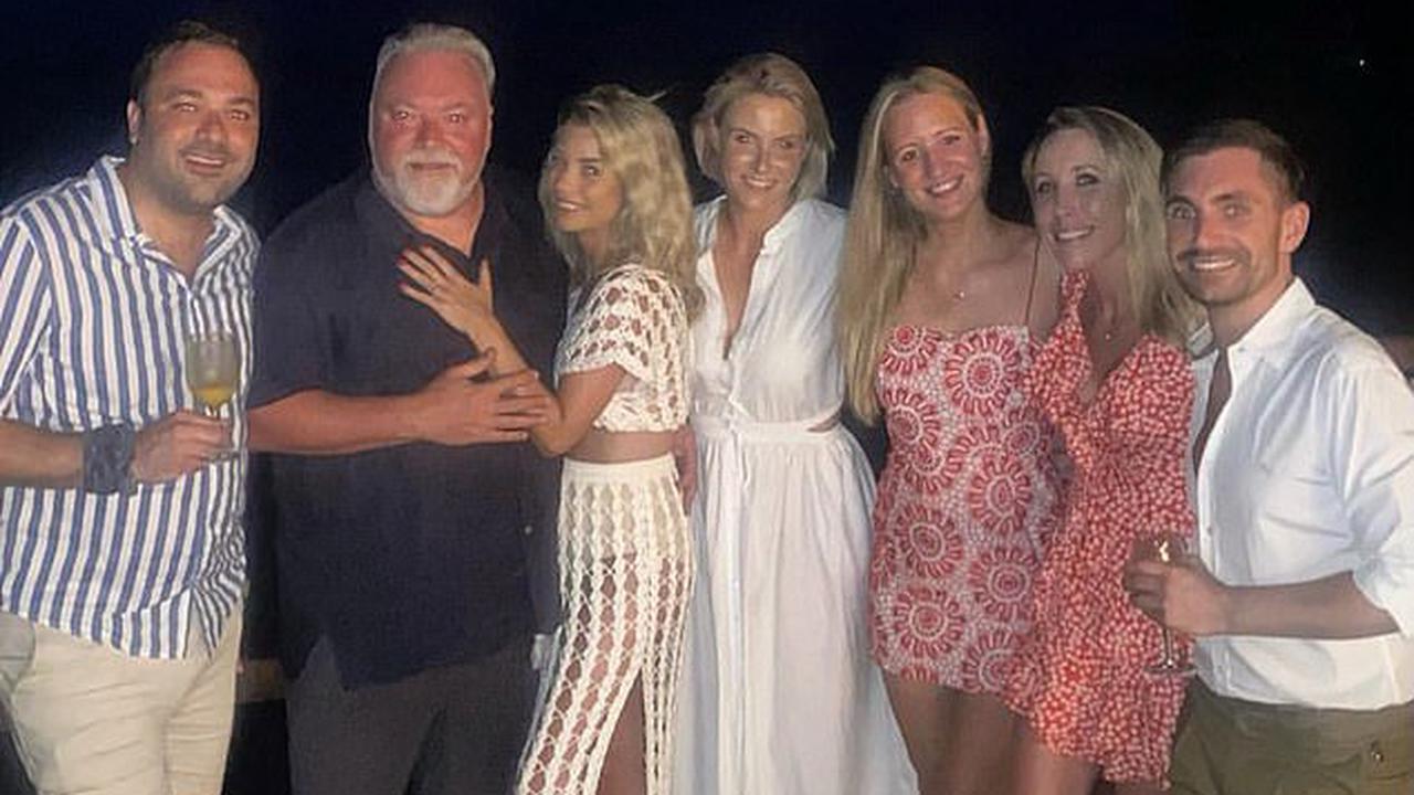 Kyle Sandilands' manager Bruno Bouchet shares a sweet tribute as the radio king gets engaged to girlfriend of two years Tegan Kynaston: 'I'm blessed to have you both in my life'