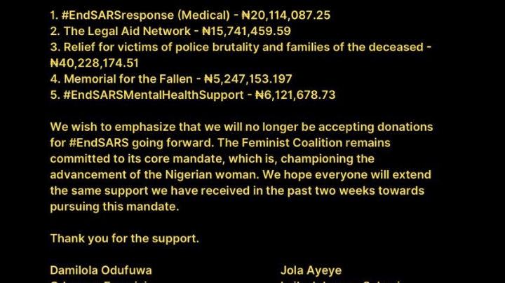 endsars-we-received-a-total-donation-of-n14785578828-and-this-is-the-way-we-spend-it-feminist