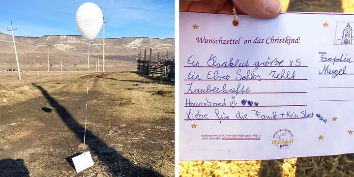 A Girl Tied a Written Wish to a Flying Balloon, and When a Man From Another Country Found It, He Made It Come True