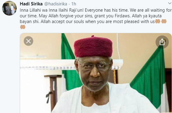 Gov Obaseki, Keyamo, Dino Melaye, Ben Bruce, others react to the death of President Buhari