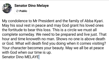 Gov Obaseki, Keyamo, Dino Melaye, Ben Bruce, others react to the death of President Buhari