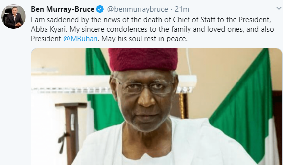 Gov Obaseki, Keyamo, Dino Melaye, Ben Bruce, others react to the death of President Buhari