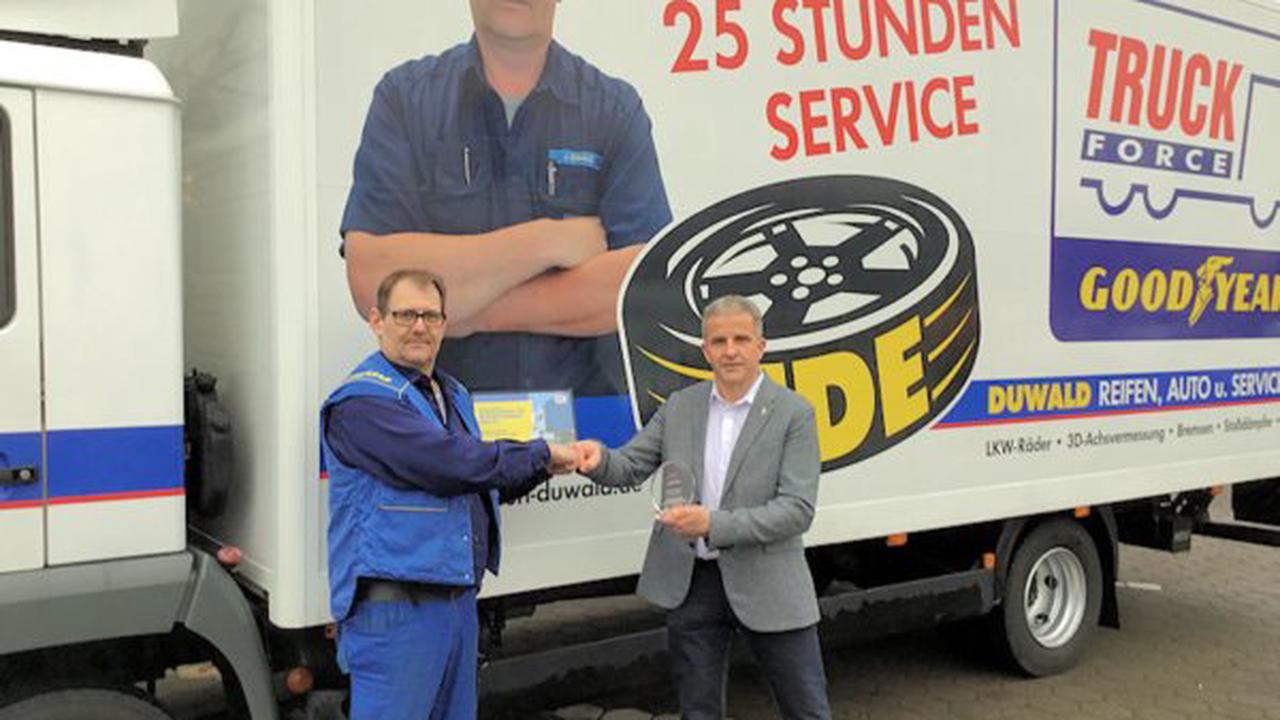 Goodyear kürt Gewinner seiner TruckForce-Service-Excellence-Awards