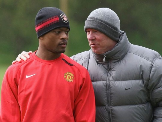 Patrice Evra reveals Sir Alex Ferguson tore into him after his Manchester United debut